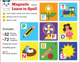 Play Panda Magnetic Learn to Spell with 32 Picture Magnets, 72 Letter Magnets, Magnetic Board and Spelling Guide
